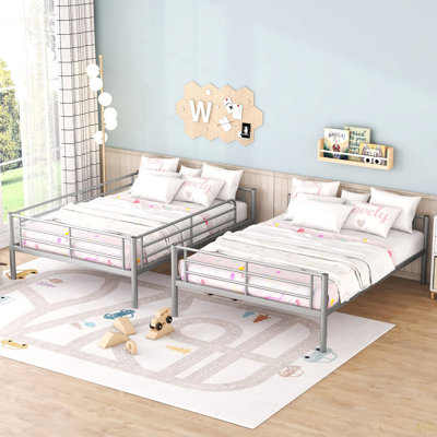 Full Over Full Metal Bunk Bed