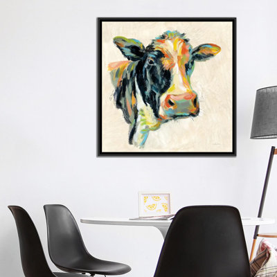 «Expressionistic Cow I» par Silvia Vassileva - reproduction