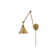 Arti 7.75-in Swing Arm Extendable Single Light Plug-In Sconce with On/Off Switch