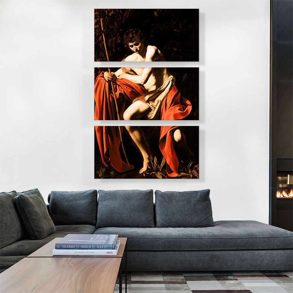 ARTCANVAS Saint John The Baptist In The Wilderness 1604 On Canvas 3 ...