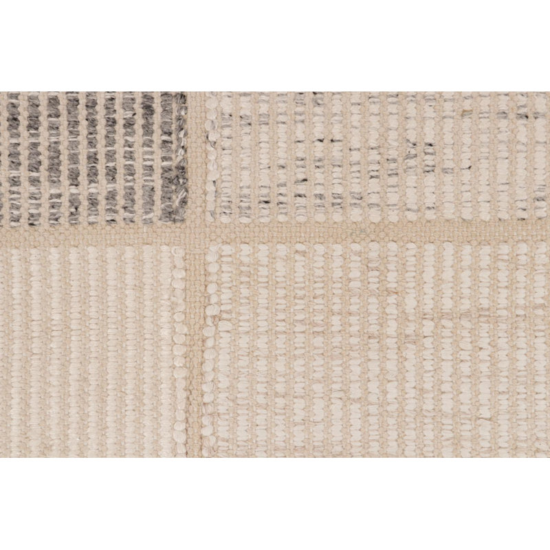 Scandinavian Wool Geometric Area Rug, Rectangle 12' x 18'