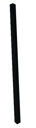 Post for Single Sided Community Board, Black