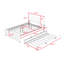 Lit plateforme tapissier avec lit gigogne-130022593