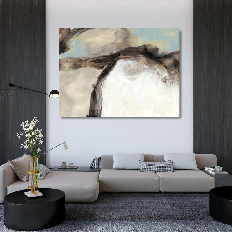Orren Ellis Goldberger, Jennifer Gallery Wrapped Canvas Art Titled: Ribbon Sands II, 36" H x 48" W
