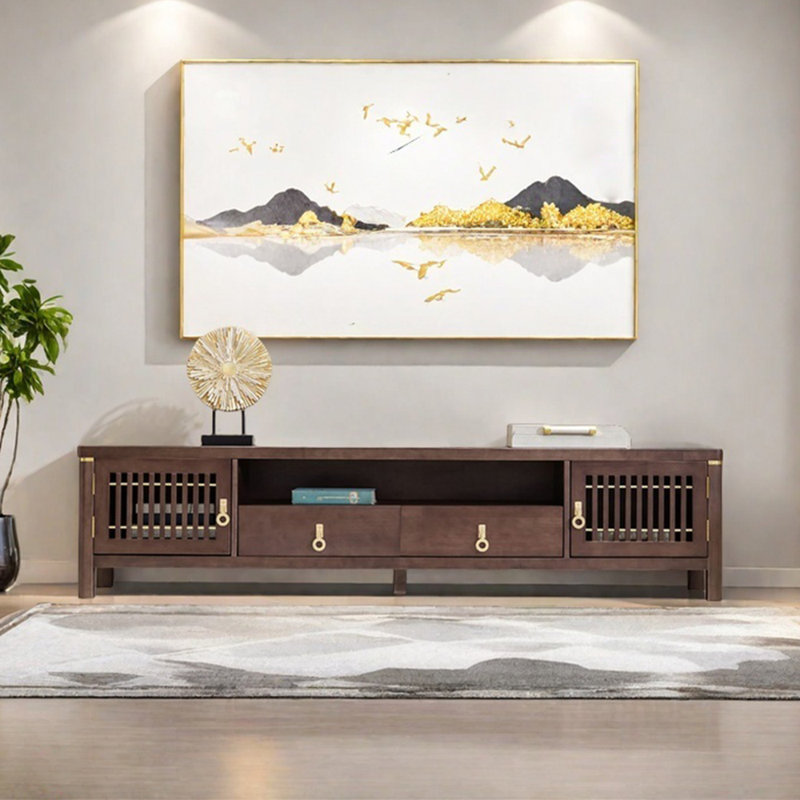 Modern home classic TV cabinet, 86.61"