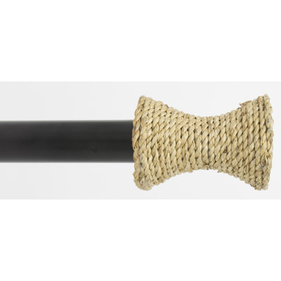 Huggard Adjustable Single Curtain Rod