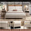 4-Piece Bedroom Set, Fluted Platform Bed with 2 Nightstands and 6-Drawer Dresser-1080814508-1080814509