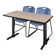 Cain T-Base Training Seminar Table & 2 Zeng Stack Chairs