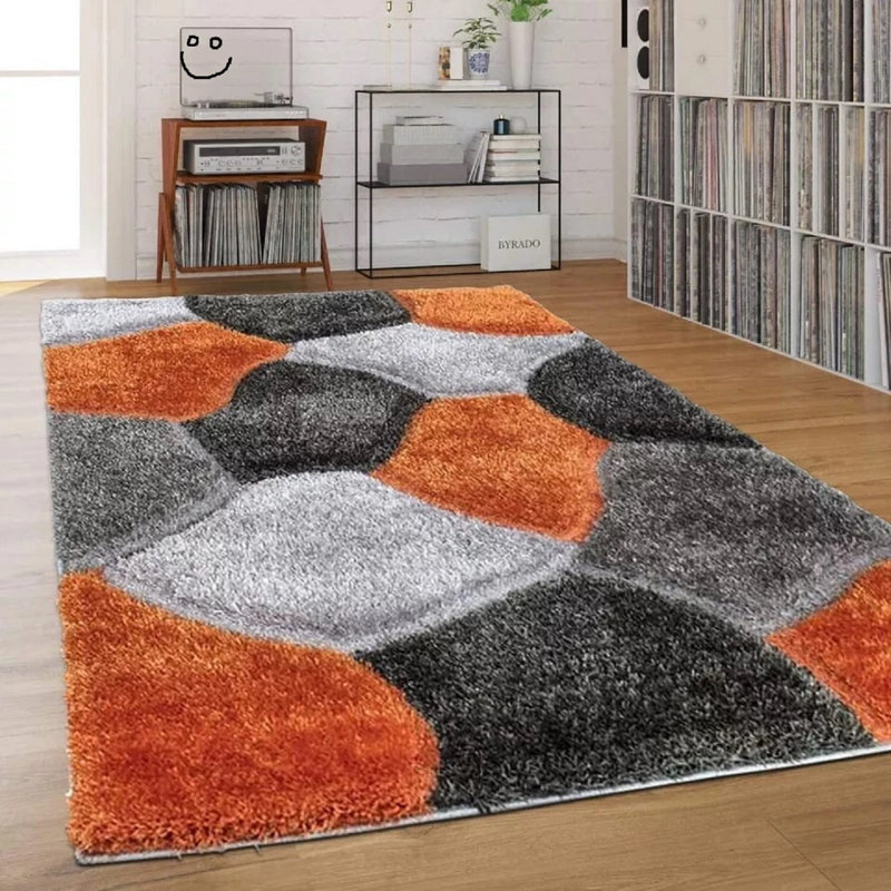 Shag Area Rug, Rectangle 160 x 230 cm