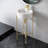 Monaco 15.75" Round Console Sink with Faucet Mount, White Basin-100946685