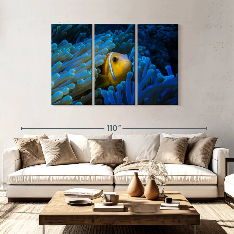 Brampt Lurking Clownfish, 48" H x 74" W