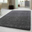 Verona Thick Dark Grey Shaggy Area Rug – Soft Pile, Non-Slip, Durable Polypropylene Carpet for Living Room, Bedroom & Hallway-39427472