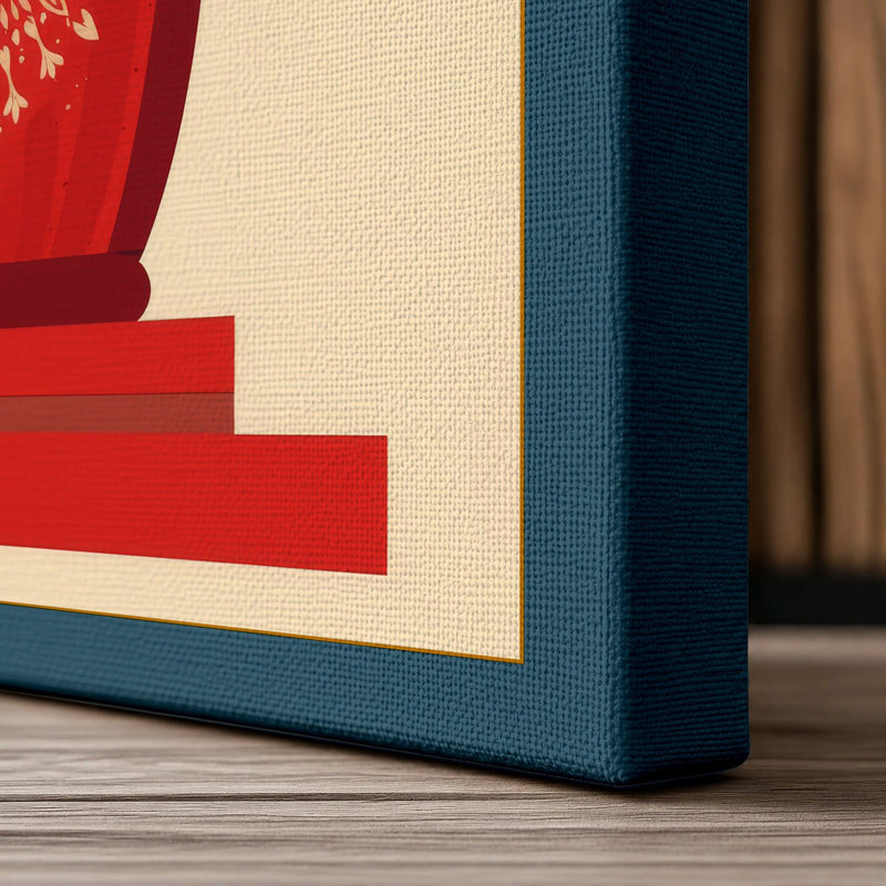 Print, 30x20 - 76.2 x 50.8 cm, Teal Border