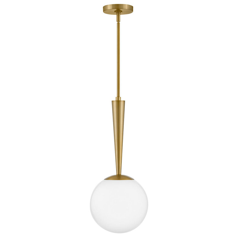 Cheri 1 - Light Sphere Pendant, Lacquered Brass