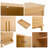 70Inch Tall Wooden Pantry Cabinet with Adjustable Shelf, 6 Door Compartments and 3 Full-Extension Drawers for Smart Kitchen Storage.-376929847