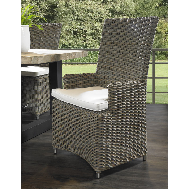 Chaise d'extérieur à accoudoirs Pindall