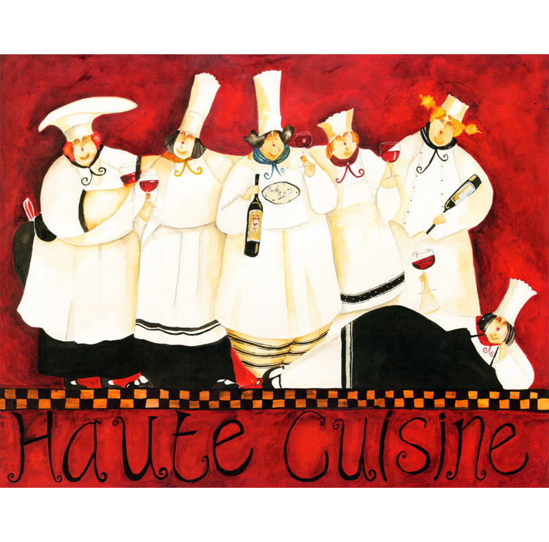 Haute Cuisine, 19" H x 24" W