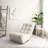 4-Segment Back Adjustable Chair - For Bedroom Comfort Gray Multifunctional Reclining For Watching Tv Metal Frame
