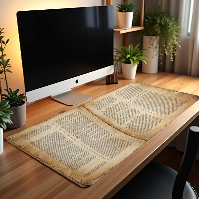 Polyester Desk Pad, 23.6x13.8