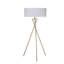 Lampe sur pied 64,5 po Mid-Century en métal de style sablier Ester