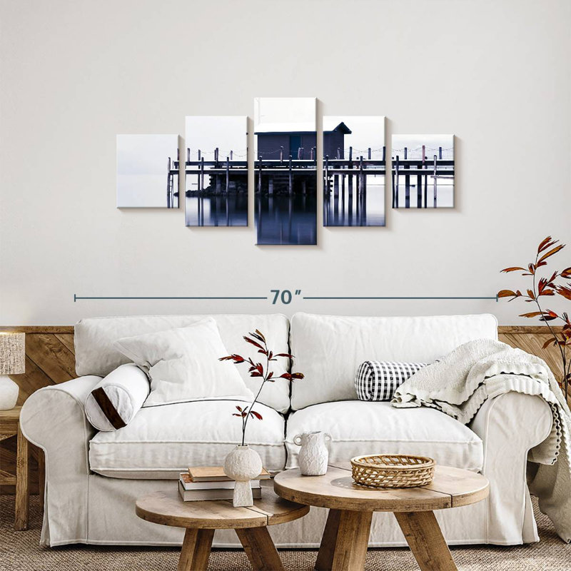 Monochromatic Lake Tahoe, 24" H x 55" W