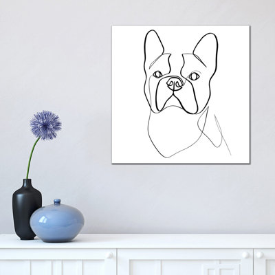 French Bulldog II by Dane Khy - Wrapped Canvas Gallery-Wrapped Canvas Giclée