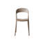 Ensemble de 4 chaises d'appoint en polypropylène, dossier incurvé ergonomique, salon et salle à manger empilables Orion Zenith-454070021