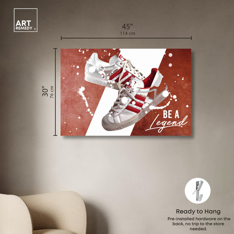 Be Be Legend, H 30 po x l 45 po x P 1,5 po, Toile tendue