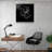 Elegant Decorative Tempered Glass Painting, 40 x 40 Inches | 100% Tempered Glass, Thickness: 0.16 Inches | UV Printing for Vibrant Colors & Durability | Perfect for Home Decor & Art Enthusiasts