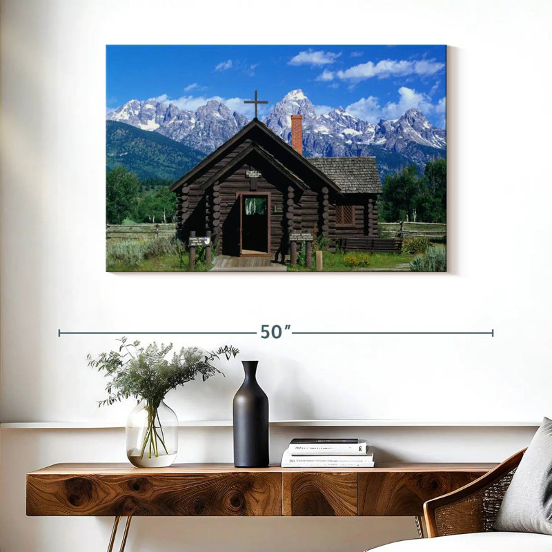 Adella Log Cabin Style Chapel, 26" H x 39" W