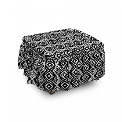 Housse pour repose-pieds motif aztec