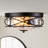 Boatner Flush Mount Ceiling Light With Clear Hammered Glass-1557991969