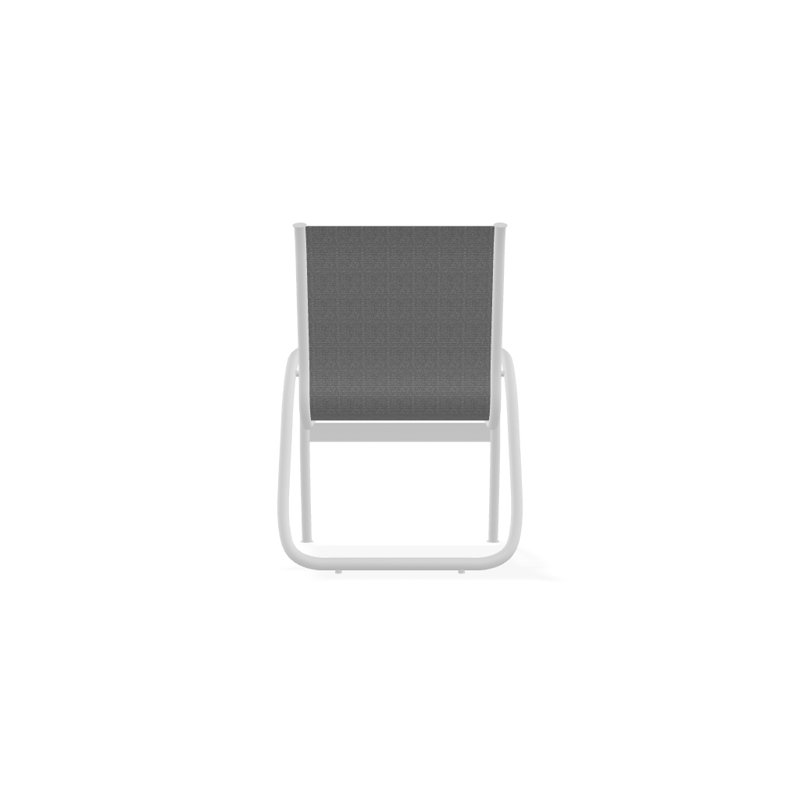 Fauteuil de patio Gardenella, Titane Sunbrella®, Blanc texturé