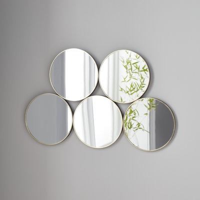 Croley Metal Flat Wall Mirror