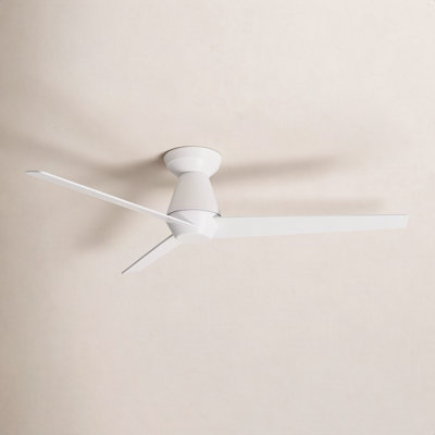 52" 3 - Blade Smart Propeller Ceiling Fan with Remote Control and Light Kit with Selectable Color Temperature Included