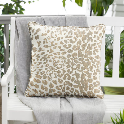 Animal Print Sunbrella® Outdoor Throw Pillow