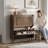 Walnut Shoe Storage Cabinet For Hallway, Foyer, Living Room-1887747232