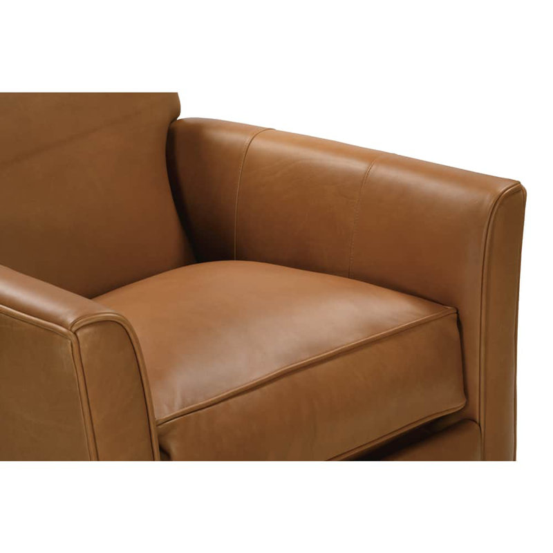 Times Square Leather Swivel Recliner