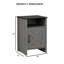 Table d'appoint rustique style campagnard 1pc