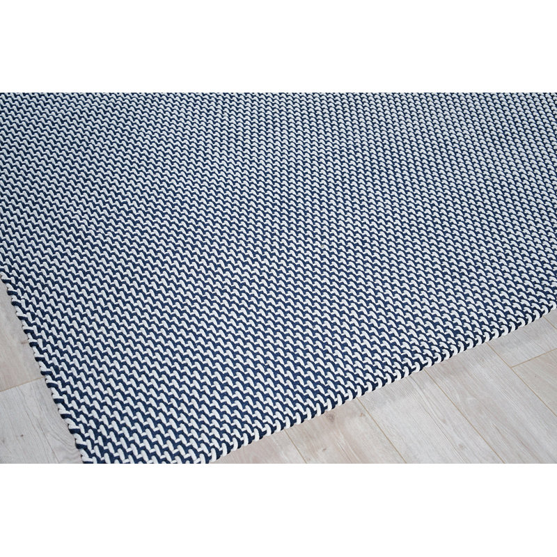 Harbor Area Rug, Rectangle 2' x 3', Blue/White