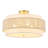 20" 4-Light Tiered Rope Drum Semi-Flush Mount Ceiling Light-1339748209