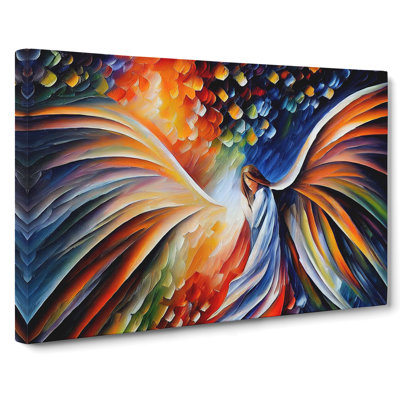 Sensational Angel Abstract - Wrapped Canvas Print