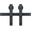 Standard Single Barn Door Hardware Kit-92408489