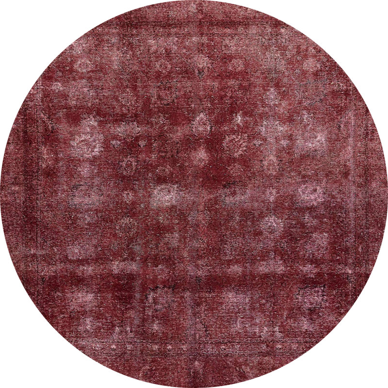 Abstract Indoor Rug, Round 3'