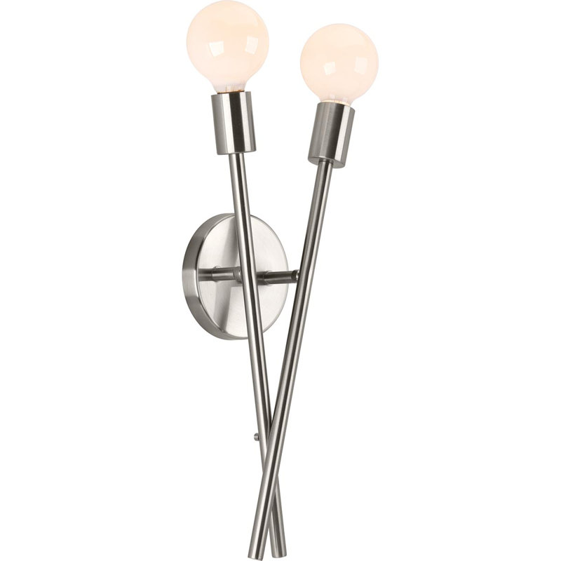 Pondview Wallchiere, Brushed Nickel