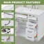 Armoire de meuble-lavabo 36 po avec lavabo en céramique-1264302032