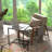 Marble Top Side Table C-shaped Sofa End Tables Black Frame Couch Laptop Desk Bedside Tables For Living Room