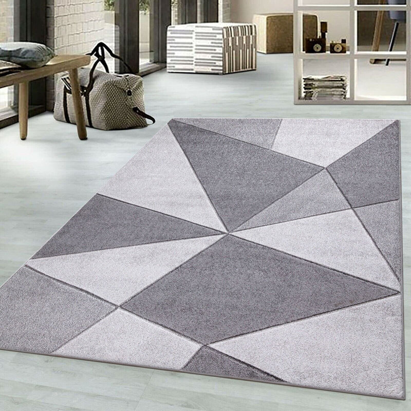 Jaymalin Geometric Indoor / Outdoor Area Rug, Rectangle 120cm x 170cm