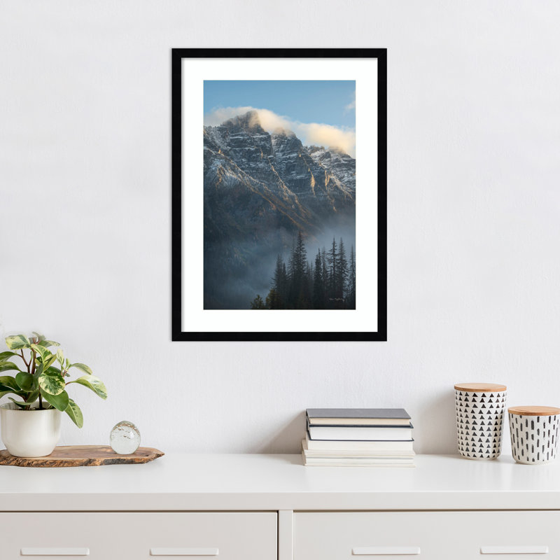 «Mount Tupper View» par Alan Majchrowicz, reproduction d'art encadrée en bois, H 25 po x l 19 po
