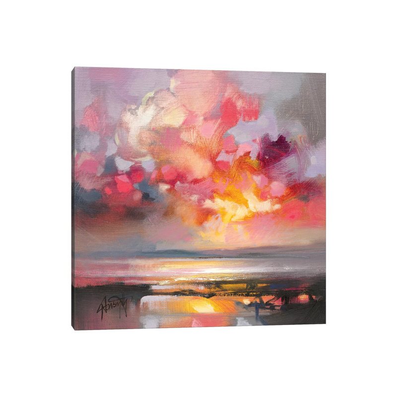 Rose Cumulus Study I by Scott Naismith - Wrapped Canvas Painting, 66.04 cm H x 66.04 cm W x 3.175 cm D